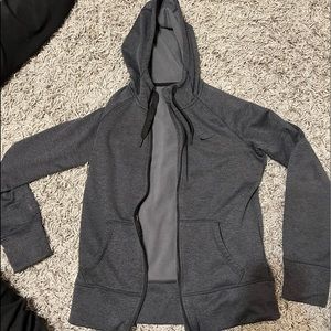 Nike black/dark grey light jacket